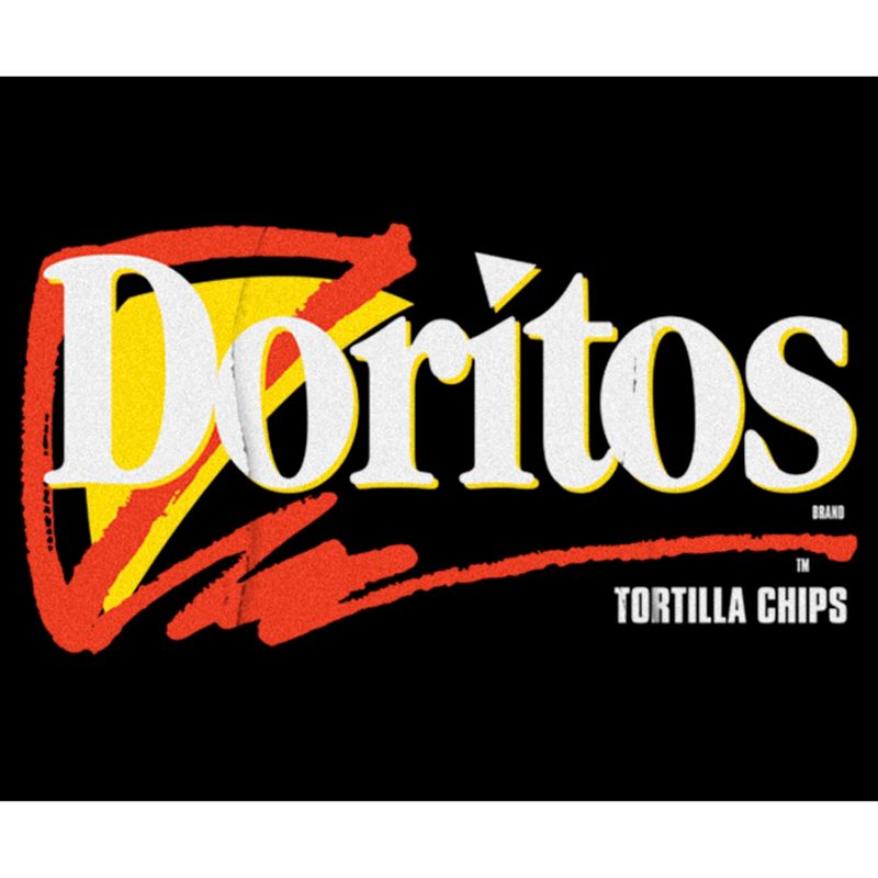 Men's Doritos 90s Logo Grey Pull Over Hoodie, 2 of 5