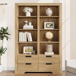 72 in Tall Bookcase, Bookcase and Bookshelves with Storage, Modern Book Shelf Large Freestanding Display Storage Shelves  for Home Office - 1 of 4