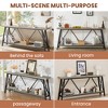 VYNXARIA 70.9" Extra Long Sofa Table, Console Behind Sofa, Entryway Table with Storage Shelves for Hallways, Living Rooms,Foyers,Entryways, Gray - 3 of 4