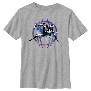 Boy's Spider-Man: Across the Spider-Verse Miles Morales Logo T-Shirt - 1 of 4
