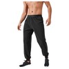 Anna-Kaci Active Men's Tapered Lounge Pants with Stretch Waistband and Elastic Cuffs for Everyday Comfort - 3 of 4