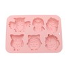 Unique Bargains Candy Moulds 6-Cavity Owl Varieties Candy Mould Hand Wash 7.83"x5.43"x0.94" 1 Pc - 3 of 4