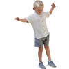 Boy's Sakura Short Sleeve Button Down Collarless Shirt - POPPET & FOX - 3 of 3
