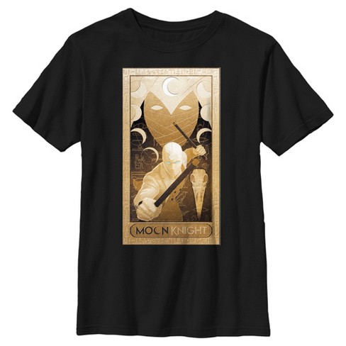 Boy's Marvel: Moon Knight Hieroglyph Poster T-Shirt - image 1 of 4