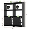 Aheaplus 30'' Freestanding Closet Organizer with Hanging Rods and Drawers, Closet System with Storage Shelves - 4 of 4