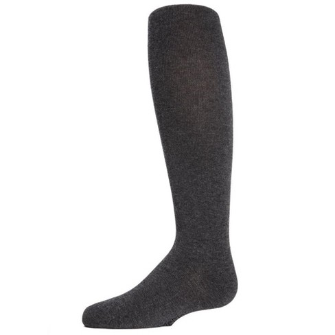 Memoi Girls' Soft Pima Cotton Opaque Tights - image 1 of 2