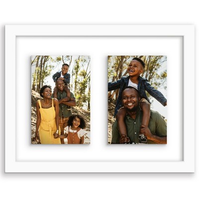 Americanflat Floating Collage Frame - Display Two Photos