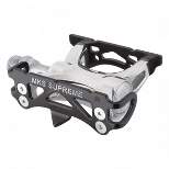 MKS Supreme NJS Track Caged Pedals 9/16" Chromoly Spindle Aluminum Body Black