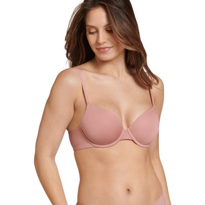 Jockey Women's Smooth & Sleek Supersoft Demi Coverage Wirefree T- 34C Earth  Rose