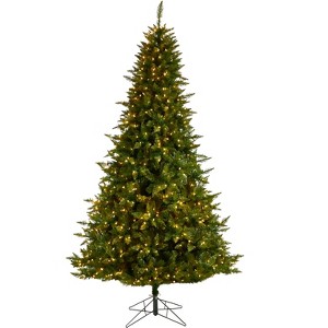Nearly Natural 9-ft Vermont Spruce Artificial Christmas Tree with 850 Color Changing (Multifunction with Remote Control) - 1 of 4