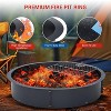 GOCAPTAIN Inner Fire Pit Ring with Outdoor Steel Firepit Ring Large Bonfire Fire Pit Insert Round - Steel for High Temp, DIY Fire Ring Cooking Kit - 4 of 4