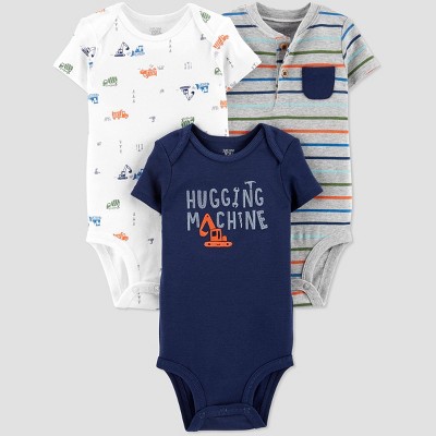 Baby Boys' 3pk Stripe Bodysuit - Just 