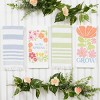 John Ritzenthaler Co. 100% Cotton Kitchen Towels, Hello Spring Floral – Absorbent Dish Towels for Drying & Cleaning – Soft & Durable (Set of 4) - 3 of 4