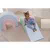 KIDKII Rainbow Play Set 7-Piece Foam Climbing & Motor Skill Play Kit, Pastel Mix - 3 of 4
