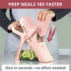 NutriSlicer Upright Mandoline Slicer – 5 Stainless Steel Blades, BPA-Free and Dishwasher Safe - 4 of 4