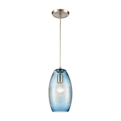 Elk Home Ebbtide 1 - Light Pendant in  Satin Nickel