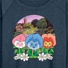 Women's - Disney - Alice in Wonderland Lightweight French Terry Wide Neck Long Sleeve Shirt - 2 of 4