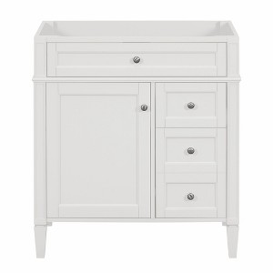 PAGED 30" Bathroom Vanity without Sink,Bathroom Sink Cabinet with 2 Drawers and a Tip-out Drawer for Bathroom - 1 of 4