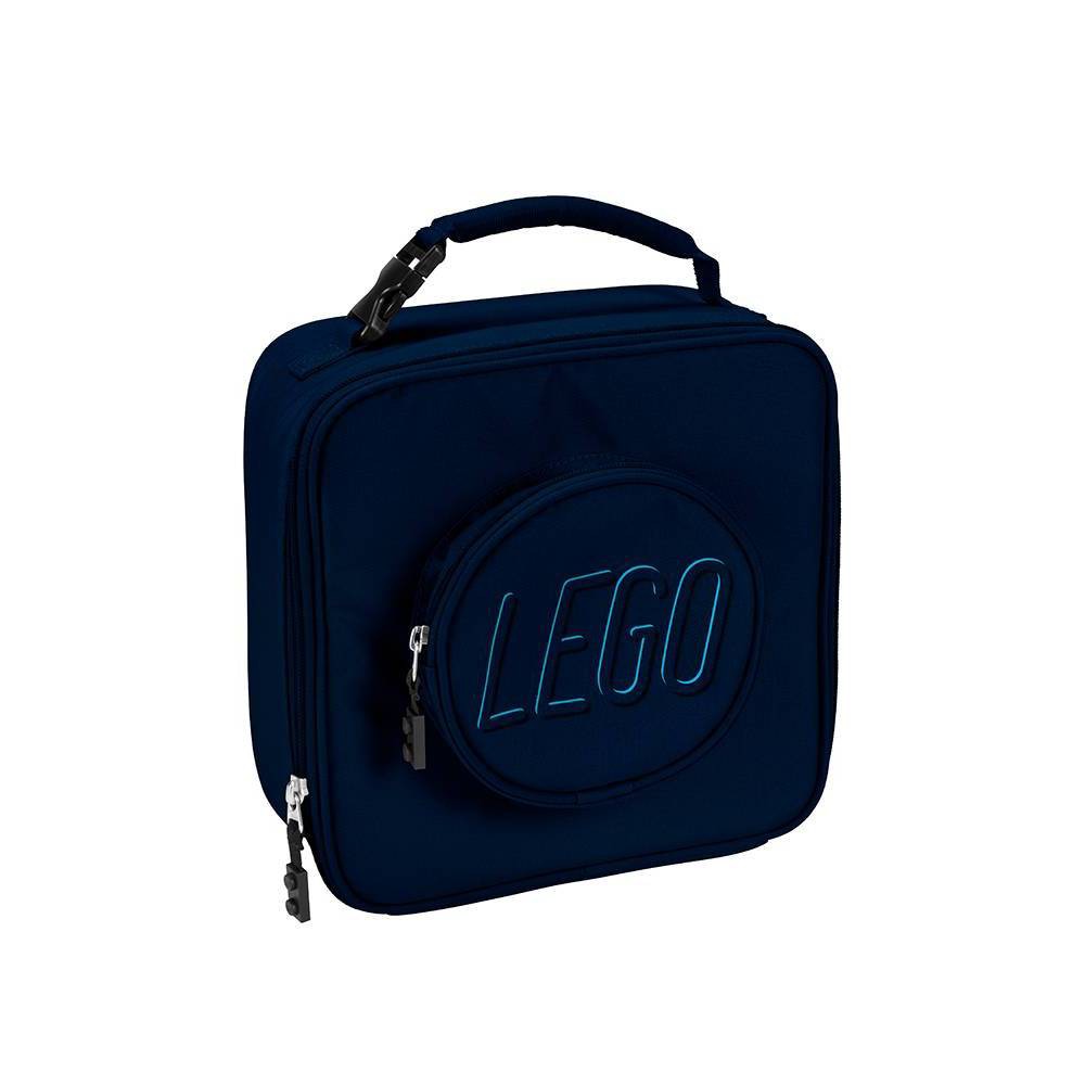 Photos - Serving Pieces Lego Brick Lunch Bag - Navy 