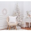 carol & frank White Snowflake Pillow - 2 of 4