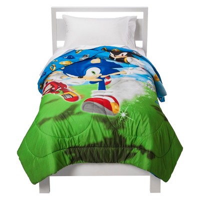 Sonic The Hedgehog Reversible Comforter Twin Target Inventory