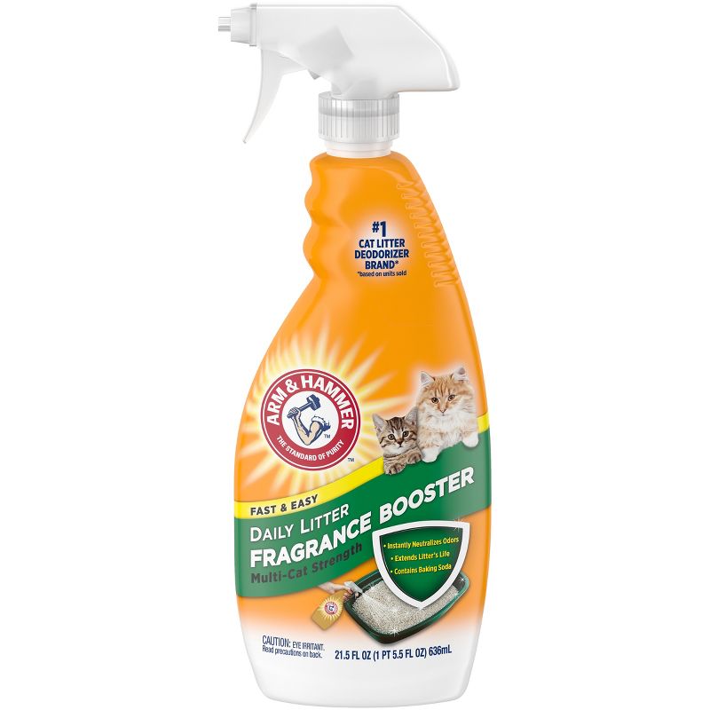 Arm &#38; Hammer Daily Litter Fragrance Booster Deodorizer for Cats - 21.5 fl oz, 1 of 7