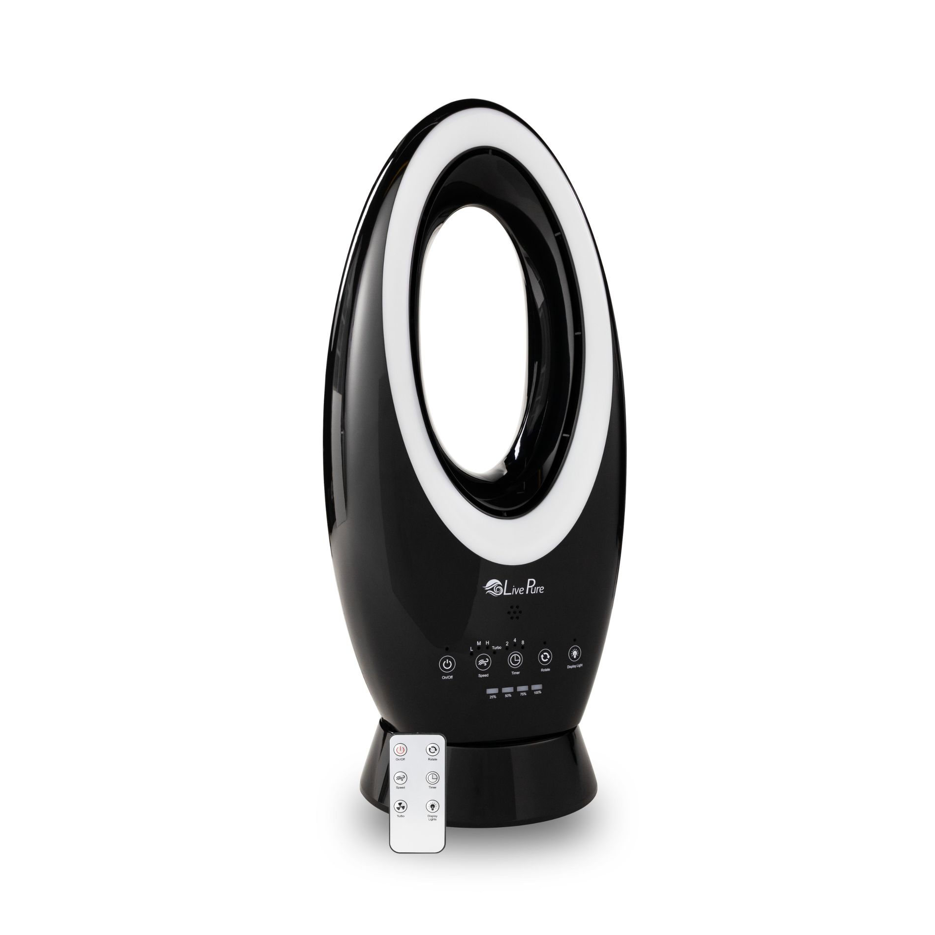 LivePure Bladeless Indoor/Outdoor Rechargeable Fan