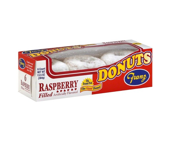 Franz Donuts Raspberry Donut - 6ct/13.5oz