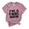 Simply Sage Market S.W.Smiley I'm A Cool Mom Smiley Face Short Sleeve Tee - 2 of 4