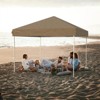 Pop Up Canopy Tent, Folding Shelter, Easy Setup Outdoor Canopy with No Sidewall, Height Adjustable Gazebo for Camping & Events - 4 of 4