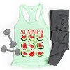 Simply Sage Market Watermelon Chart Summer Vibes Racerback Tank - 4 of 4
