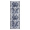 Washable Rugs for Living Room Vintage Distressed Area Rug Non-Slip Stain Resistant Carpet - 2 of 4