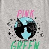 Boys' - Wicked - Glinda and Elphaba Pink Goes Good With Green Short Sleeve Graphic T-Shirt - 2 of 4