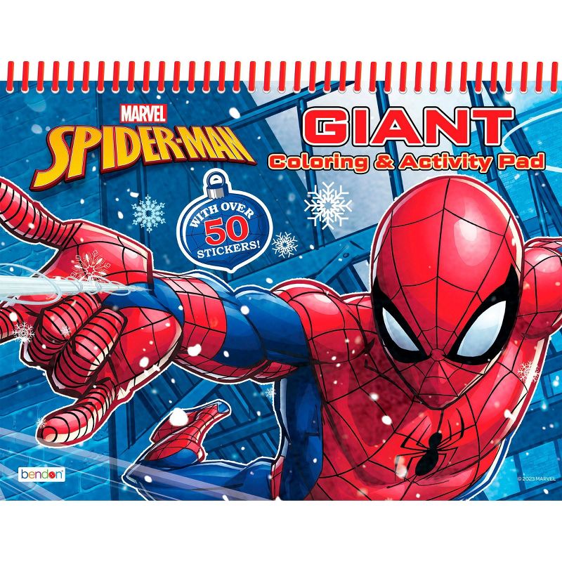 Spider-Man Holiday Giant Activity Pad with Stickers, 1 of 6