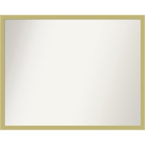 Amanti Art Incline Non-Beveled Wood Framed Bathroom Vanity Wall Mirror - 1 of 4