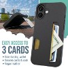 Smartish iPhone 16 Wallet Case - Wallet Slayer Vol 2 Credit Card Kickstand Holder - 2 of 4