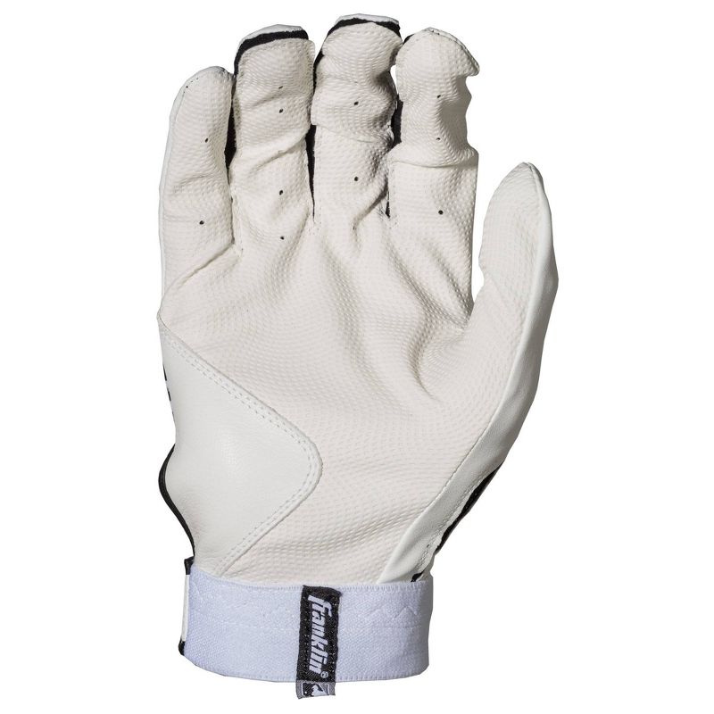 Franklin Sports Digitek Adult Batting Glove - Gray/White/Black Digi (XL), 2 of 4