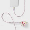 2-Port Wall Charger with 6' Lightning to USB-C Cable - heyday™ Floral - 2 of 3