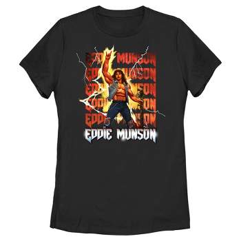 Women's Stranger Things Rockstar Eddie Munson T-Shirt