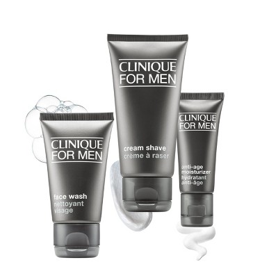 Clinique For Men Starter Kit Daily Age Repair - 3.5oz - Ulta Beauty: Paraben-Free, Includes Cleanser & Cream, For All Skin Types