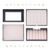 Unique Bargains 3 Layers PU Leather Jewelry Box with Drawer and Mirror - 4 of 4