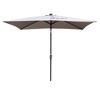CAVINAS 10 x 6.5FT Patio Umbrella with LED Light and Crank,8 Ribs Market Patio Umbrella with Push Button for Backyard,Poolside,Deck - 4 of 4