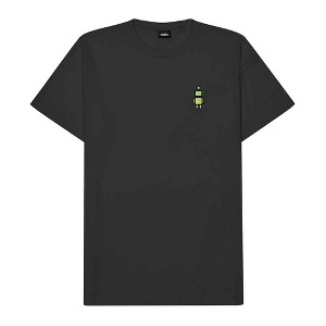 Dalix Robot (Glow in the Dark) Embroidered Relaxed Heavy Soft Cotton T Shirt Mens - 1 of 4