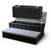 Confer Plastics Leisure Accents Durable Multi-Functional Outdoor Spa and Hot Tub Storage Step with Removable Compartment - 3 of 4