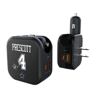 NFL Dallas Cowboys Players Game Tactic 18-Watt 2 in 1 USB A/C Charger - 1 of 3