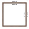 Amanti Art Florence Medium Brown Framed Magnetic Dry Erase Board - 4 of 4