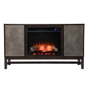 Lannington Electric Fireplace with Media Storage - SEI - 1 of 4