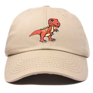 Dalix T-Rex Embroidered Cotton Dad Hat Adjustable Baseball Cap Mens - 1 of 4
