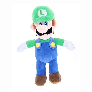 Johnny's Toys Nintendo Super Mario 16 Inch Character Plush | Luigi - 1 of 3