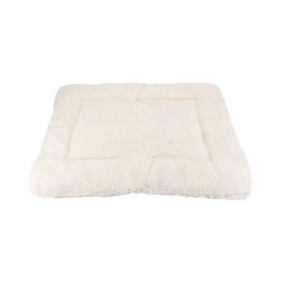 Small White Microfleece Topper for Elevated Dog Cot